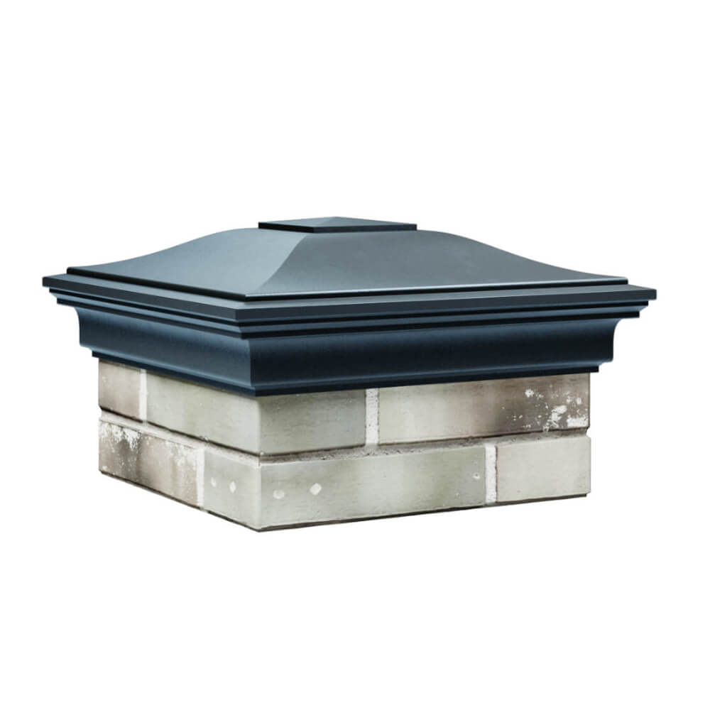 Колпак Zking Монблан Серый на столб 1.5х1.5 еврокирпича 0.7НФ (355х355мм) в Переславле-Залесском фото