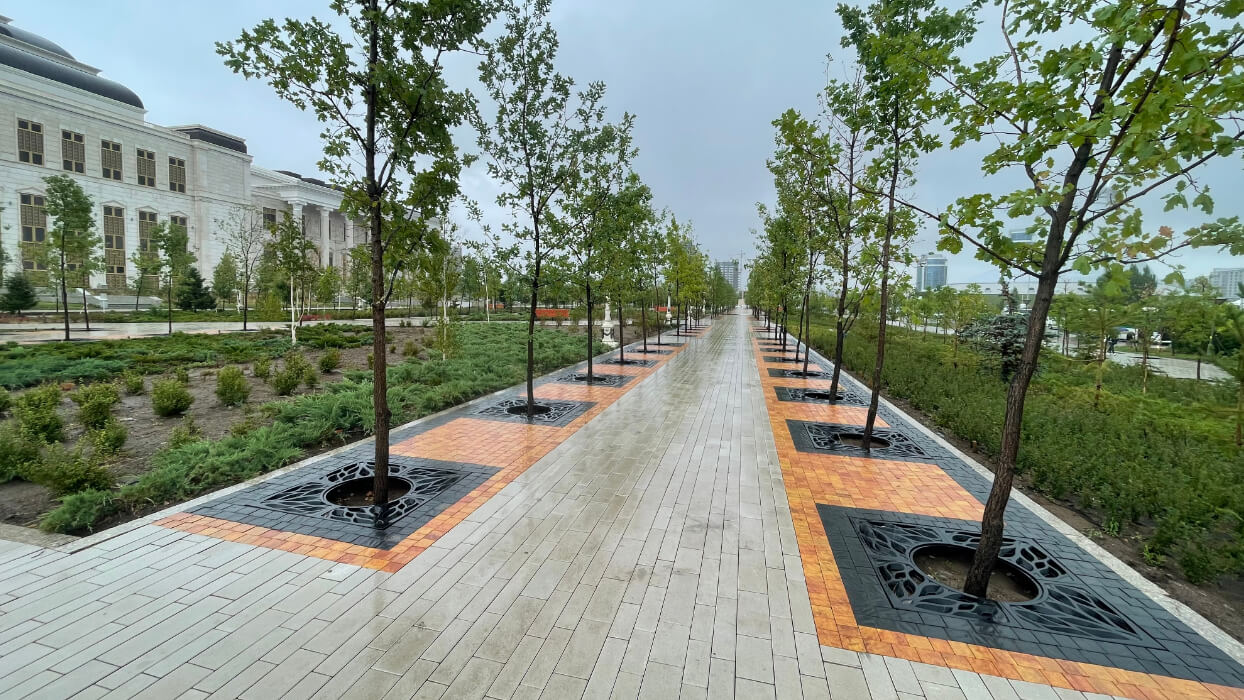 Приствольная решетка для дерева ZKING CRUST 1.2х1.2м Черная в Переславле-Залесском фото