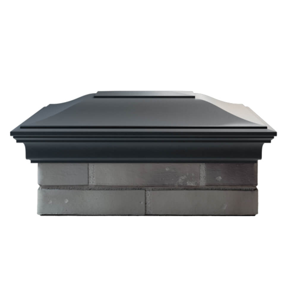 Колпак Zking Монблан Серый на столб 2х1.5 кирпича (515х385мм) в Переславле-Залесском фото