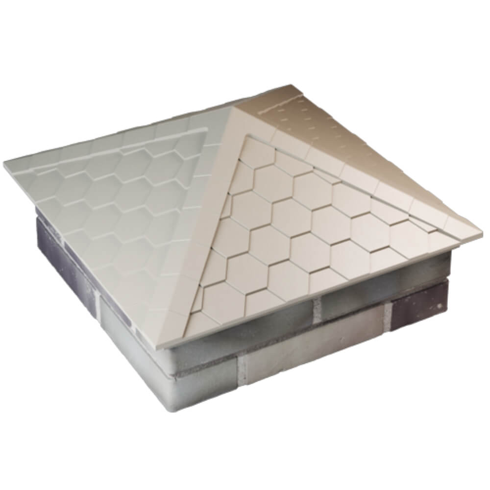 Колпак Zking Эверест Бежевый на столб 2х2 кирпича (535х535мм) Переславль-Залесский фото