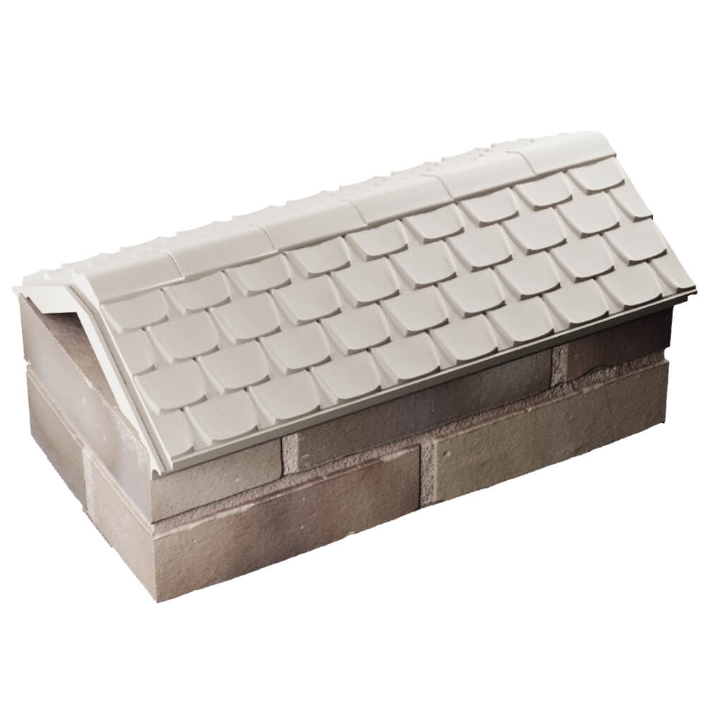 Парапет Zking Эльбрус Бежевый с посадкой на 1 кирпич (255мм) в Переславле-Залесском фото