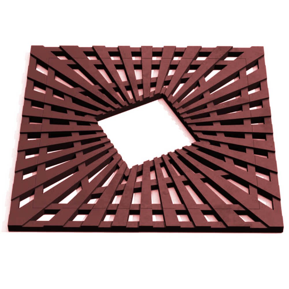 Приствольная решетка для дерева ZKING ATMOSPHERE 1.2х1.2м Коричневая Переславль-Залесский фото