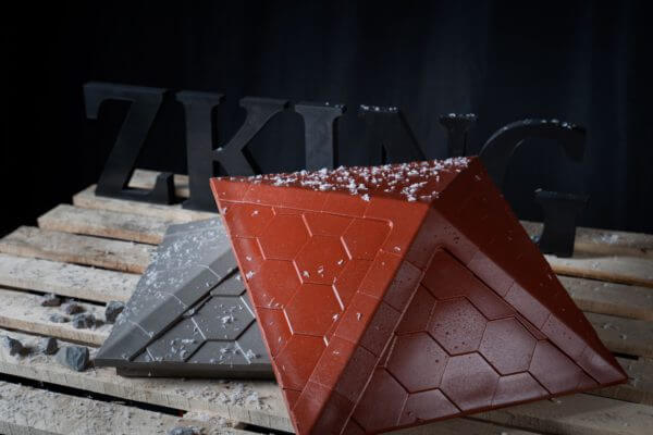 Колпак Zking Эверест Красный на столб 1.5х1.5 кирпича (390х390мм) в Переславле-Залесском фото