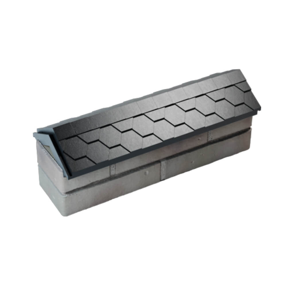 Парапет Zking Эверест Черный с посадкой на 0.5 кирпича (130мм) в Переславле-Залесском фото