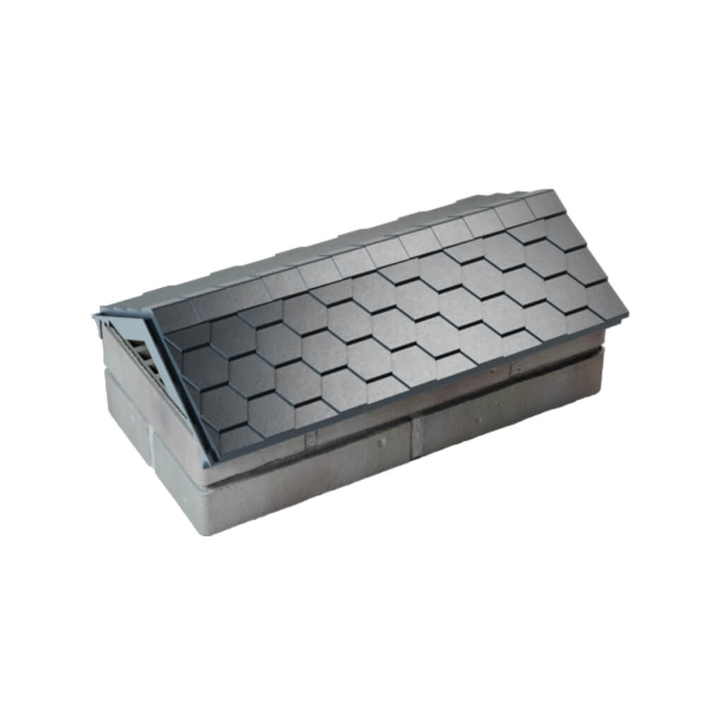 Парапет Zking Эверест Серый с посадкой на 1 кирпич (200/225/255мм) в Переславле-Залесском фото