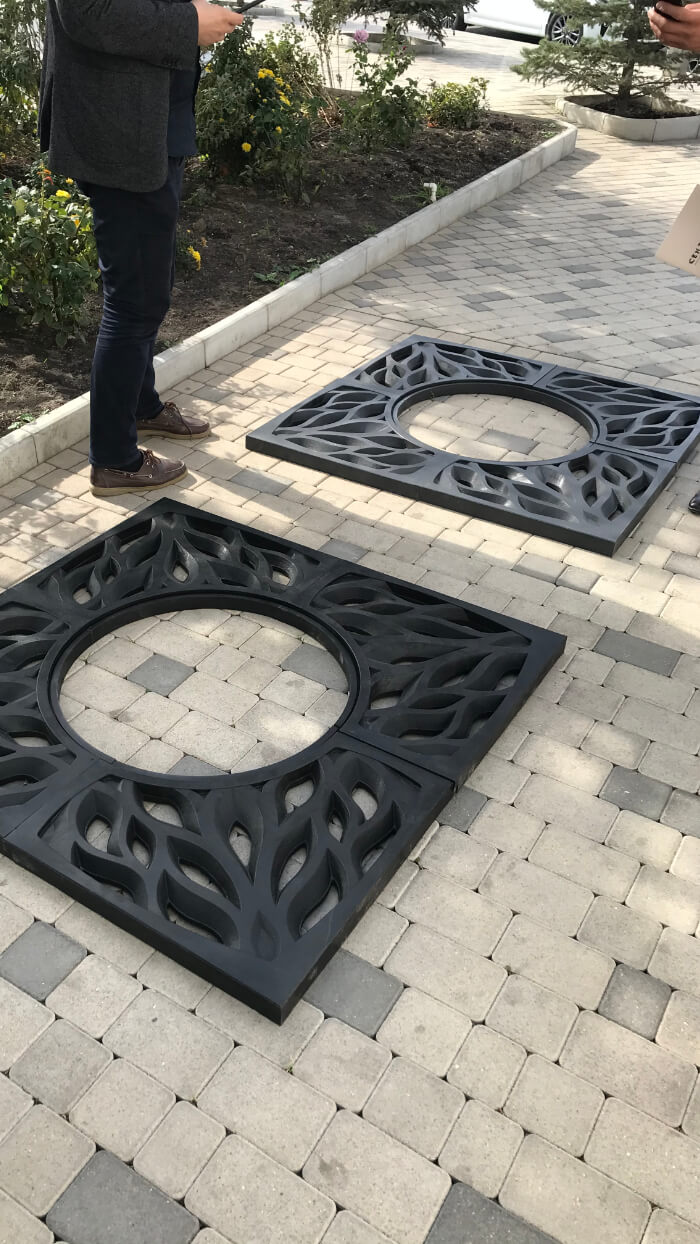 Приствольная решетка для дерева ZKING CRUST 1.2х1.2м Черная в Переславле-Залесском фото