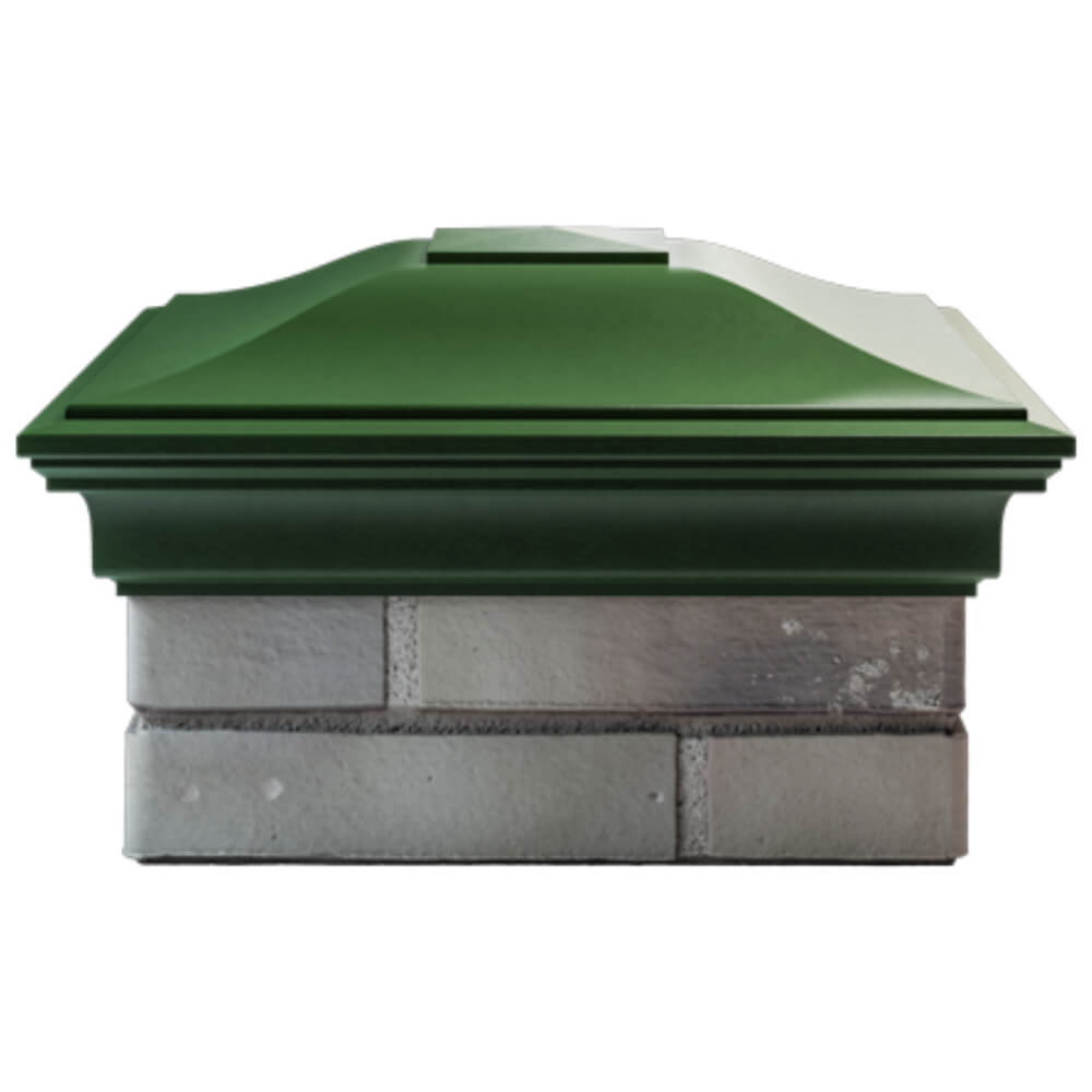 Колпак Zking Монблан Зеленый на столб 1.5х1.5 кирпича (385х385мм) Переславль-Залесский фото