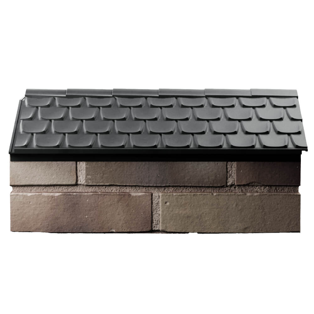 Парапет Zking Эльбрус Серый с посадкой на 1 кирпич (255мм) в Переславле-Залесском фото