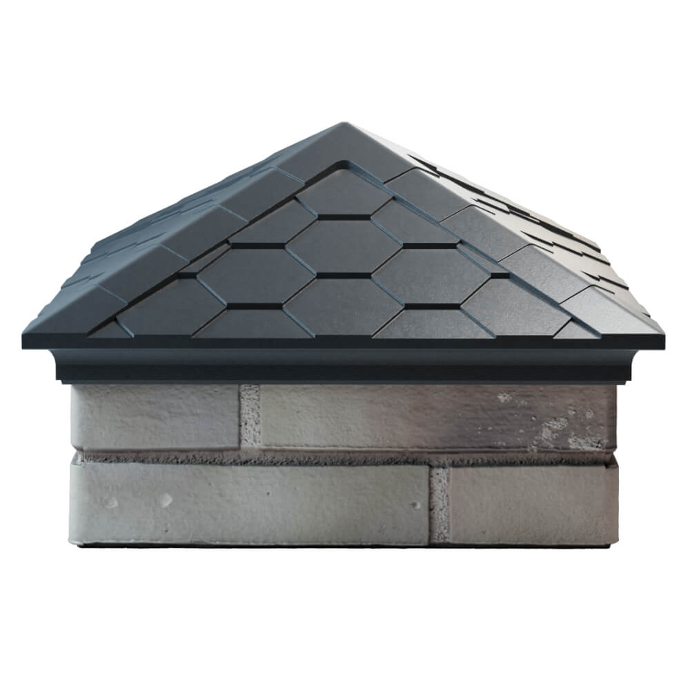 Колпак Zking Эверест Серый на столб 1.5х1.5 кирпича (390х390мм) Переславль-Залесский фото