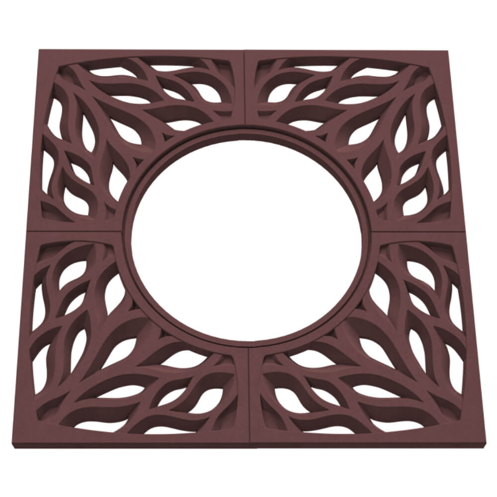 Приствольная решетка для дерева ZKING CRUST 1.2х1.2м Коричневая в Переславле-Залесском фото