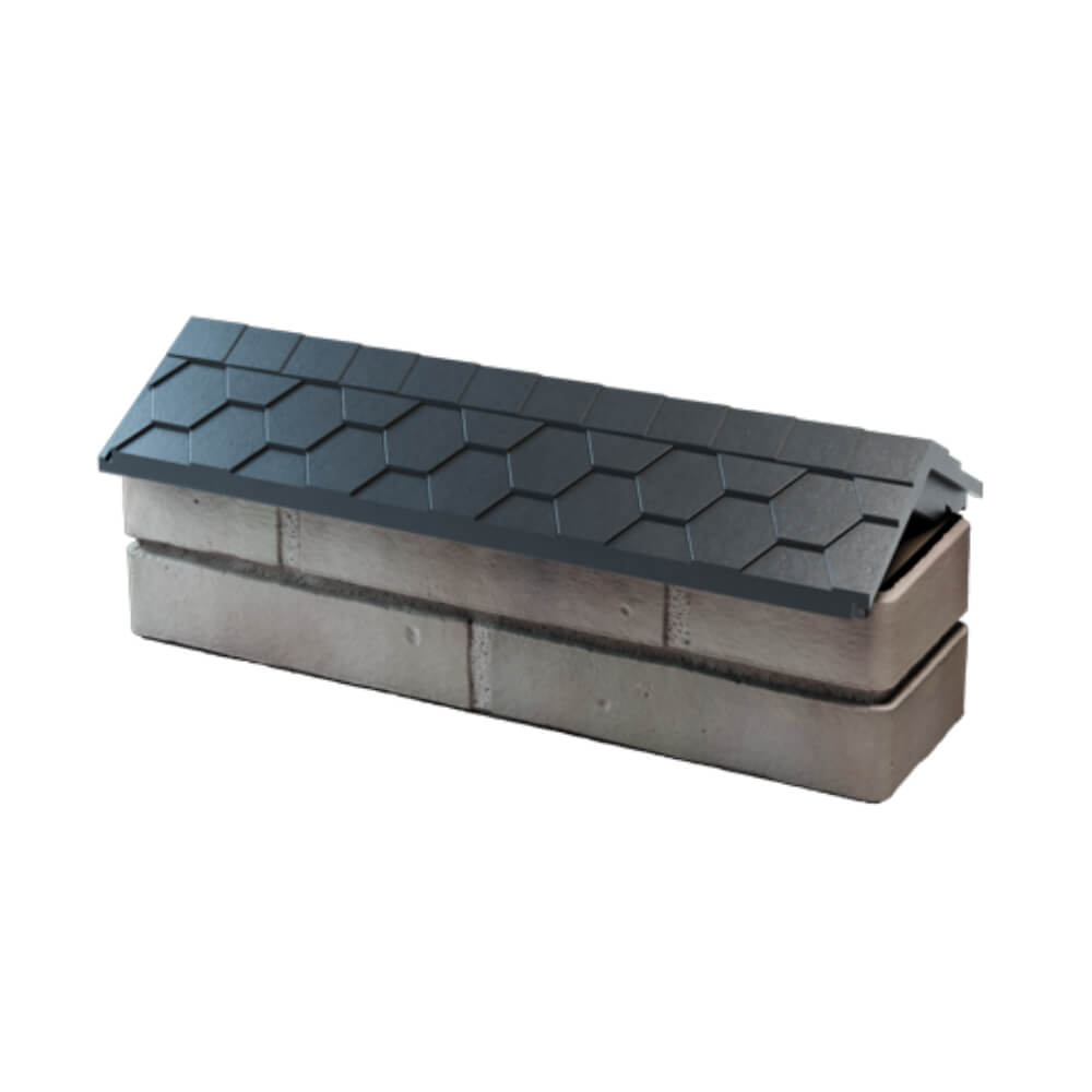 Парапет Zking Эверест Серый с посадкой на 0.5 кирпича (130мм) в Переславле-Залесском фото