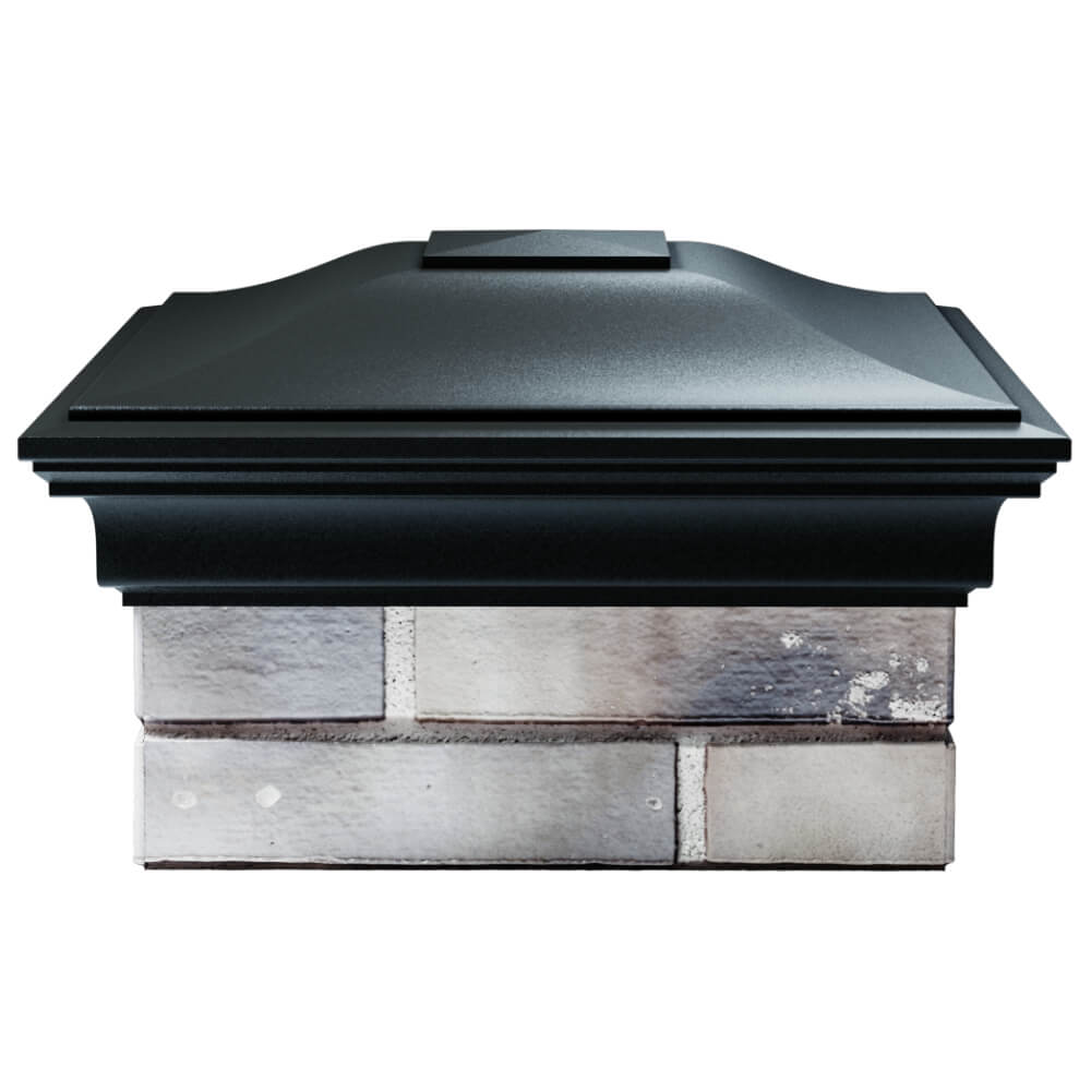 Колпак Zking Монблан Черный на столб 1.5х1.5 кирпича (385х385мм) Переславль-Залесский фото