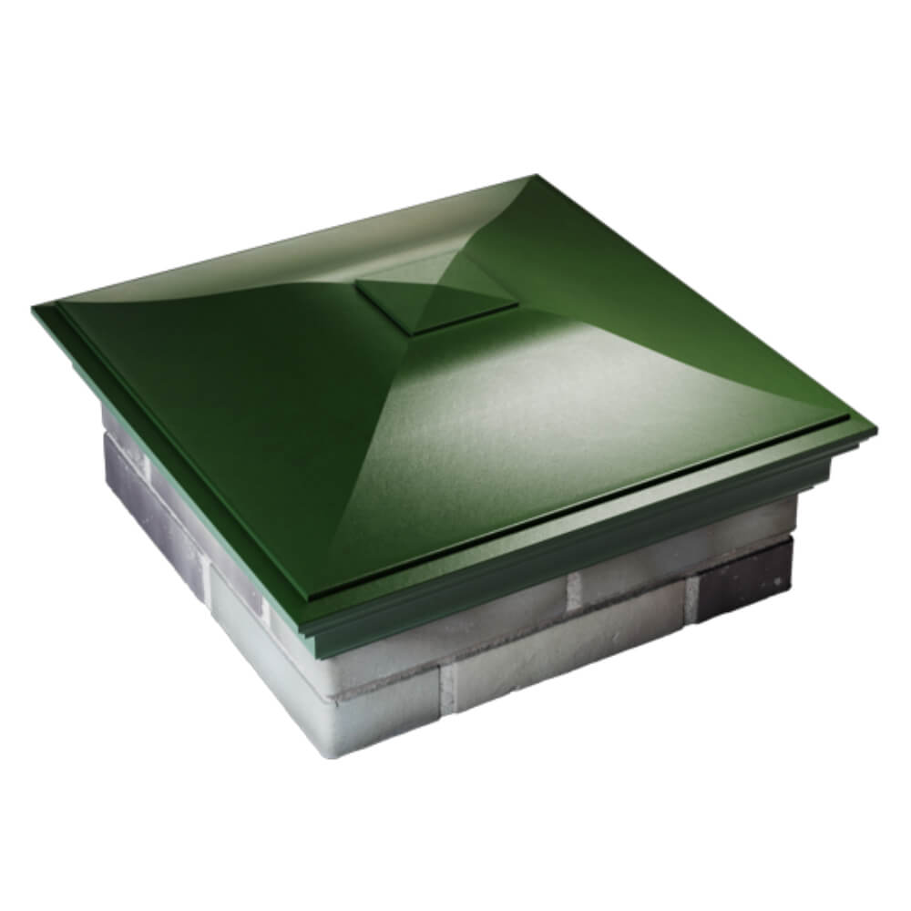 Колпак Zking Монблан Зеленый на столб 2х2 кирпича (515х515мм) Переславль-Залесский фото