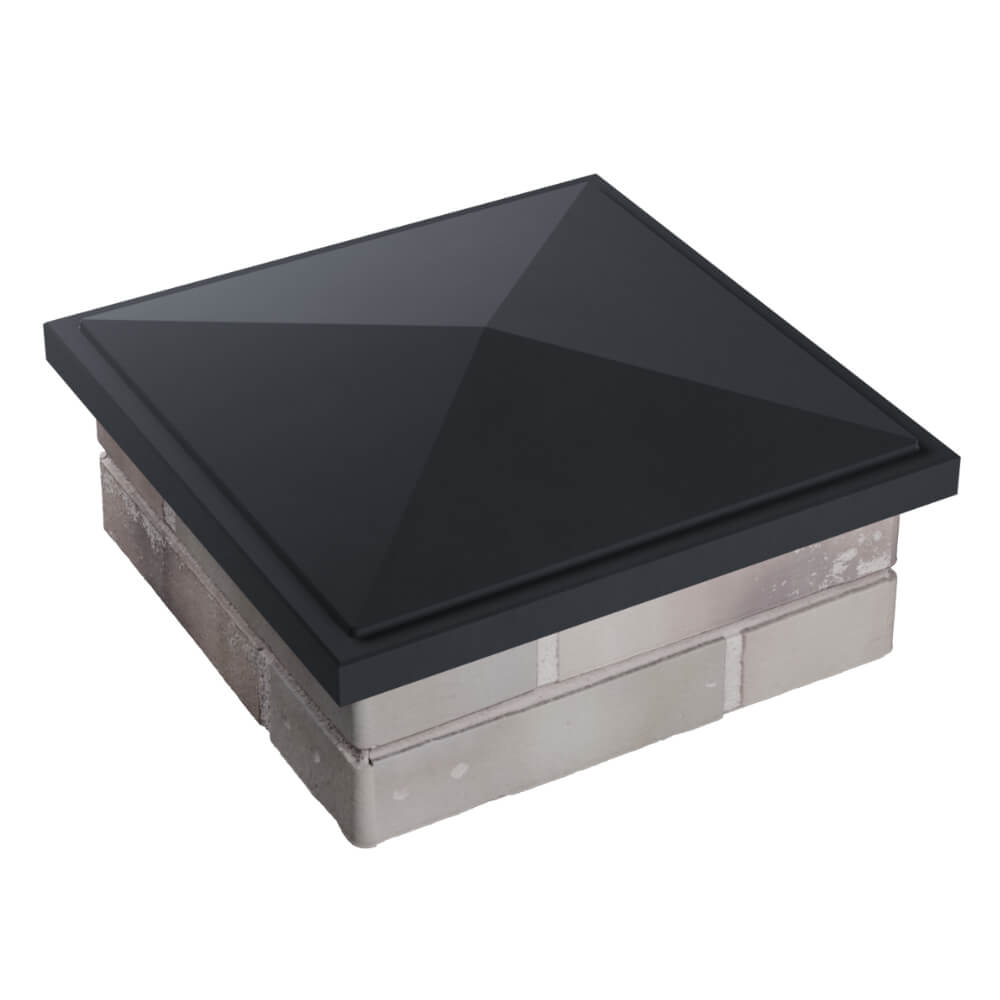 Колпак Zking БонаМоно Серый на столб 1.5х1.5 кирпича (385х385, 400х400мм) в Переславле-Залесском фото