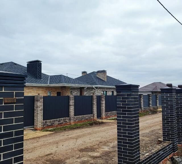 Колпак Zking Бона ХайТек Серый на столб 1.5х1.5 кирпича (385х385мм) в Переславле-Залесском фото