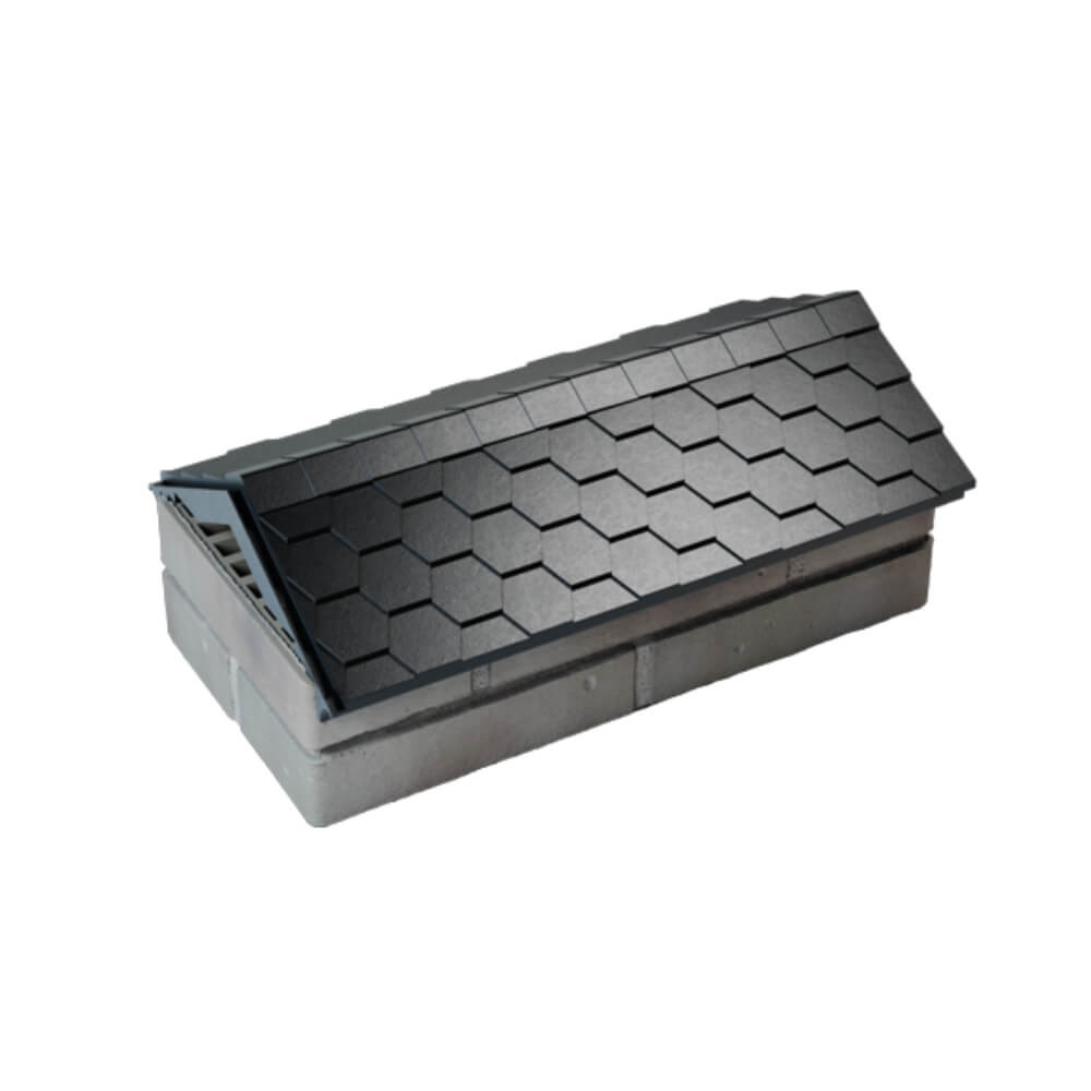 Парапет Zking Эверест Черный с посадкой на 1 кирпич (200/225/255мм) в Переславле-Залесском фото