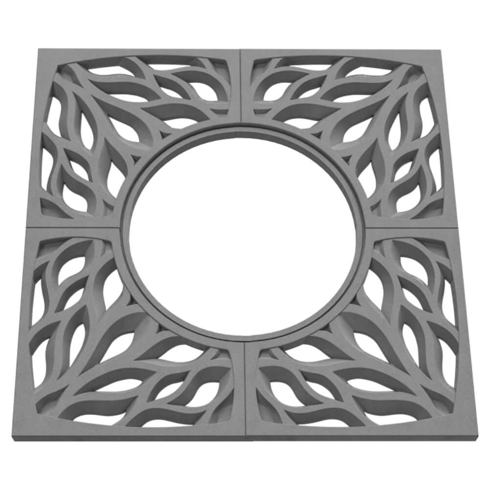 Приствольная решетка для дерева ZKING CRUST 1.2х1.2м Серая в Переславле-Залесском фото