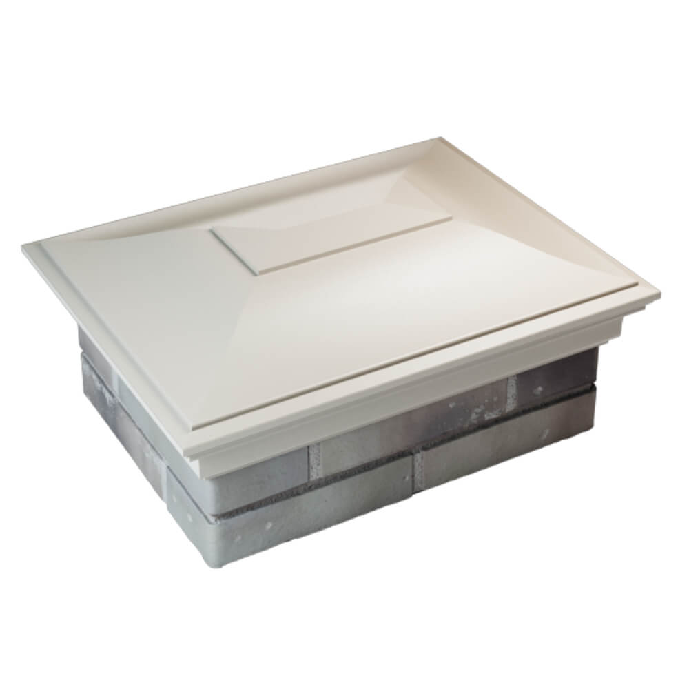 Колпак Zking Монблан Бежевый на столб 2х1.5 кирпича (515х385мм) Переславль-Залесский фото