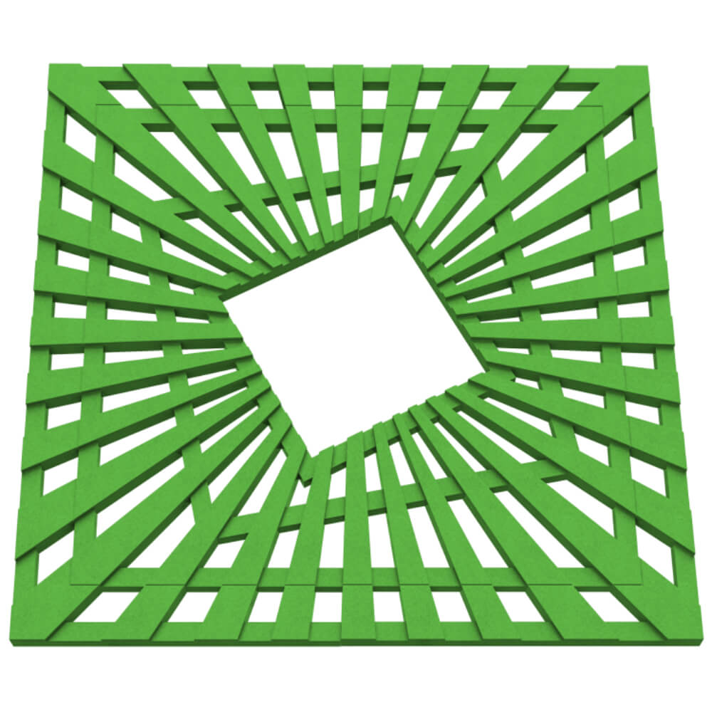 Приствольная решетка для дерева ZKING ATMOSPHERE 1.2х1.2м Зеленая в Переславле-Залесском фото