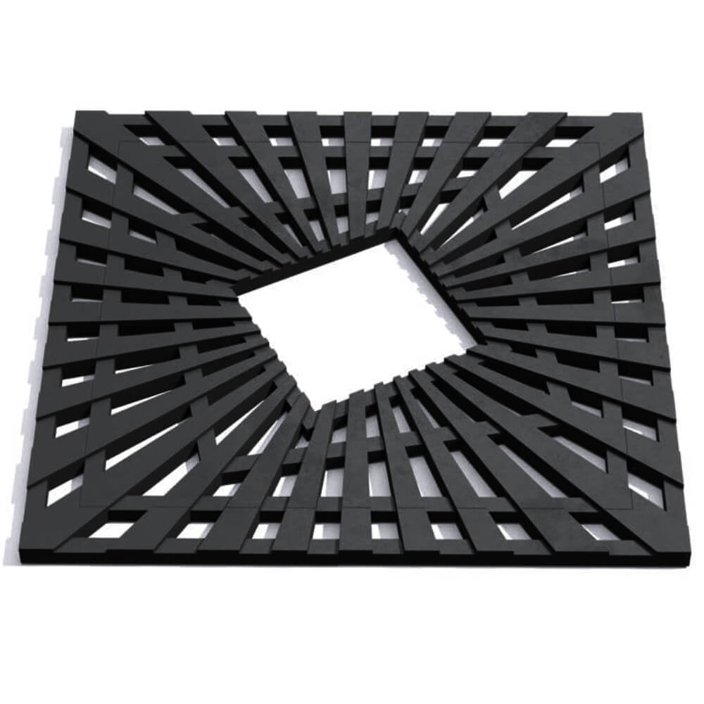 Приствольная решетка для дерева ZKING ATMOSPHERE 1.2х1.2м Черная Переславль-Залесский фото