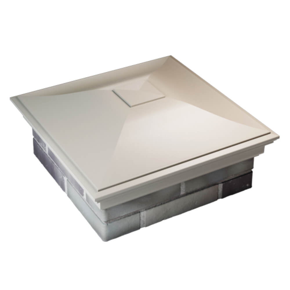 Колпак Zking Монблан Бежевый на столб 2х2 кирпича (515х515мм) Переславль-Залесский фото