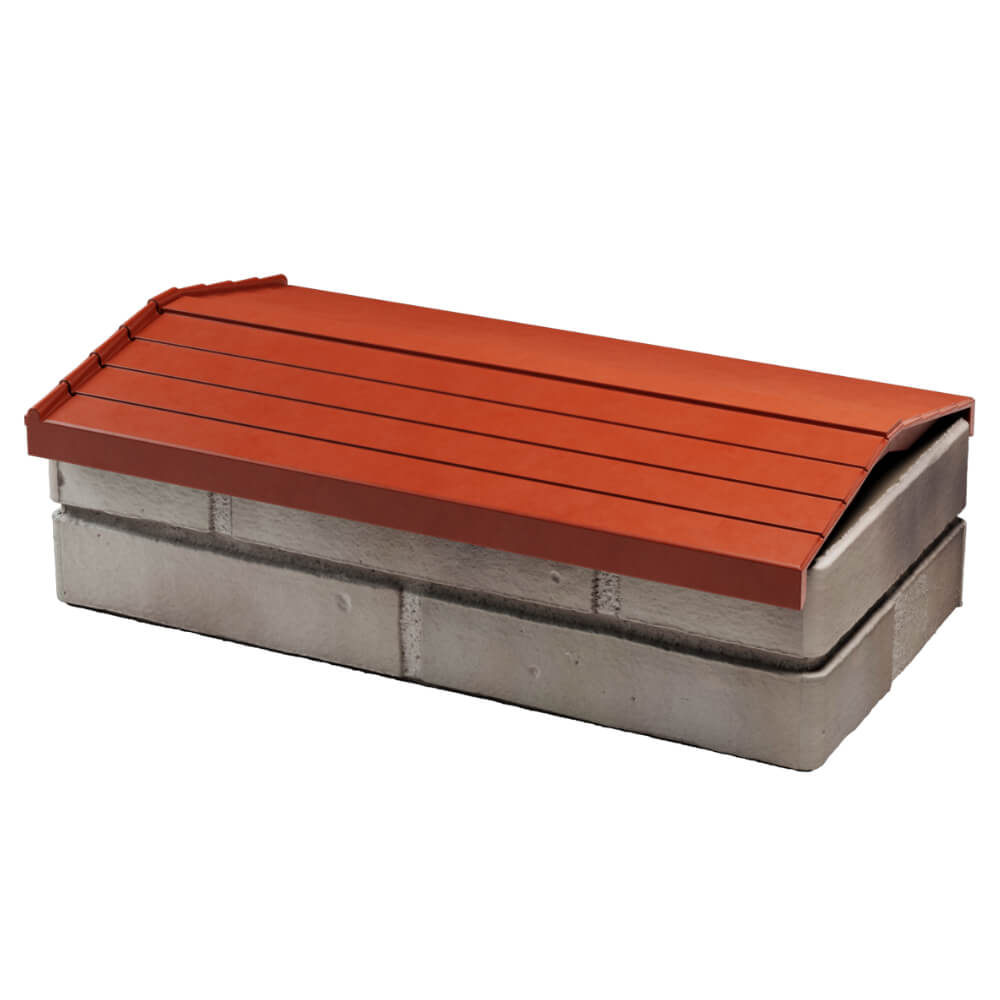 Парапет Zking Бона ХайТек Красный с посадкой на 1 кирпич (200/225/255мм) в Переславле-Залесском фото