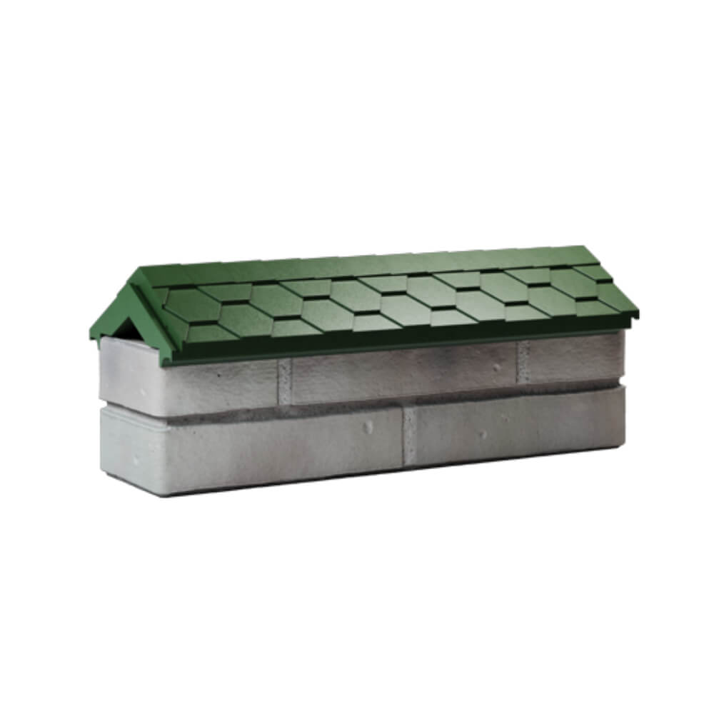 Парапет Zking Эверест Зеленый с посадкой на 0.5 кирпича (130мм) Переславль-Залесский фото