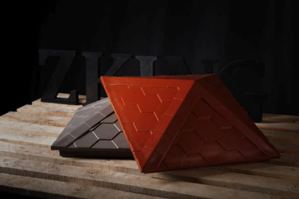 Колпак Zking Эверест Красный на столб 1.5х1.5 кирпича (390х390мм) в Переславле-Залесском фото