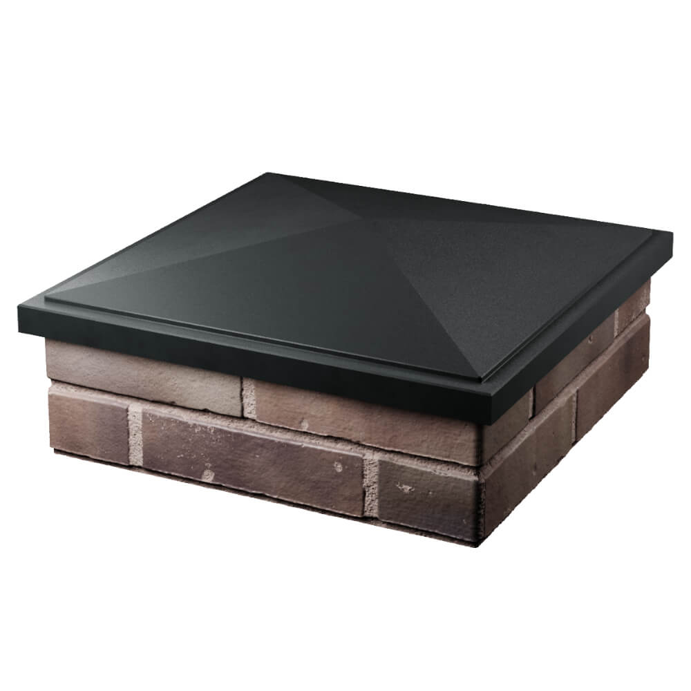 Колпак Zking БонаМоно Черный на столб 2х2 кирпича (515х515, 530х530мм) в Переславле-Залесском фото