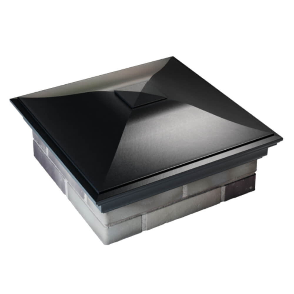 Колпак Zking Монблан Черный на столб 2х2 кирпича (515х515мм) Переславль-Залесский фото