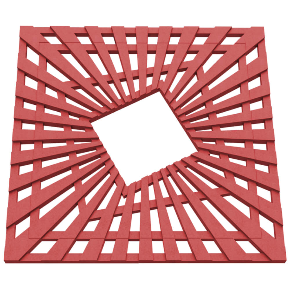 Приствольная решетка для дерева ZKING ATMOSPHERE 1.2х1.2м Красная в Переславле-Залесском фото