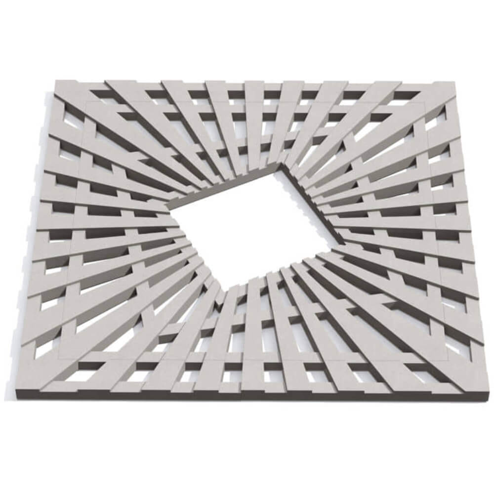 Приствольная решетка для дерева ZKING ATMOSPHERE 1.2х1.2м Бежевая Переславль-Залесский фото