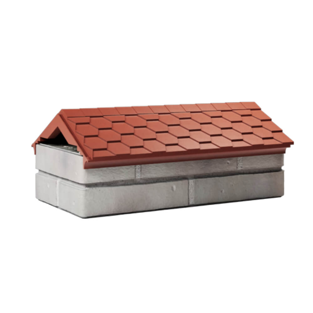 Парапет Zking Эверест Красный с посадкой на 1 кирпич (200/225/255мм) Переславль-Залесский фото
