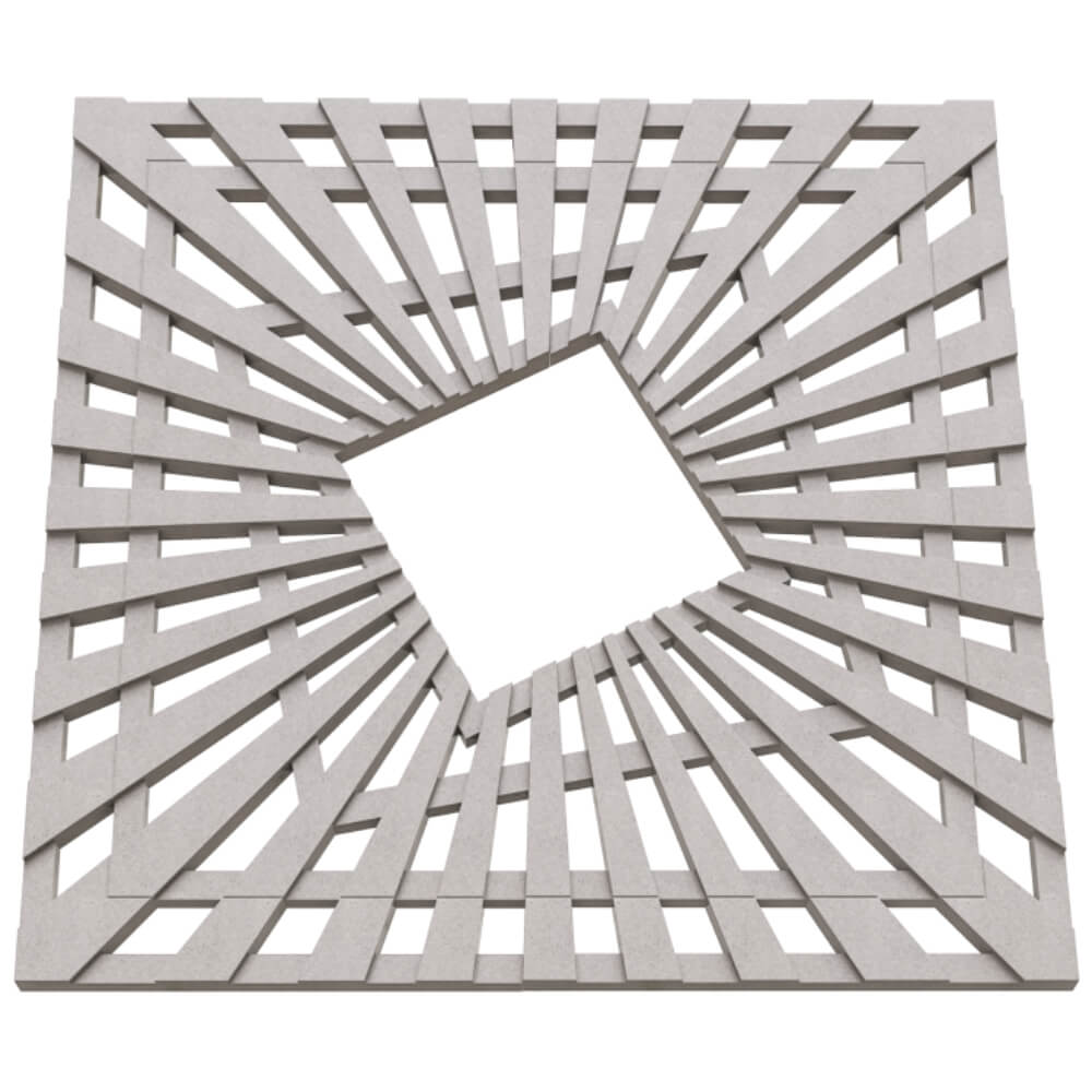 Приствольная решетка для дерева ZKING ATMOSPHERE 1.2х1.2м Бежевая в Переславле-Залесском фото