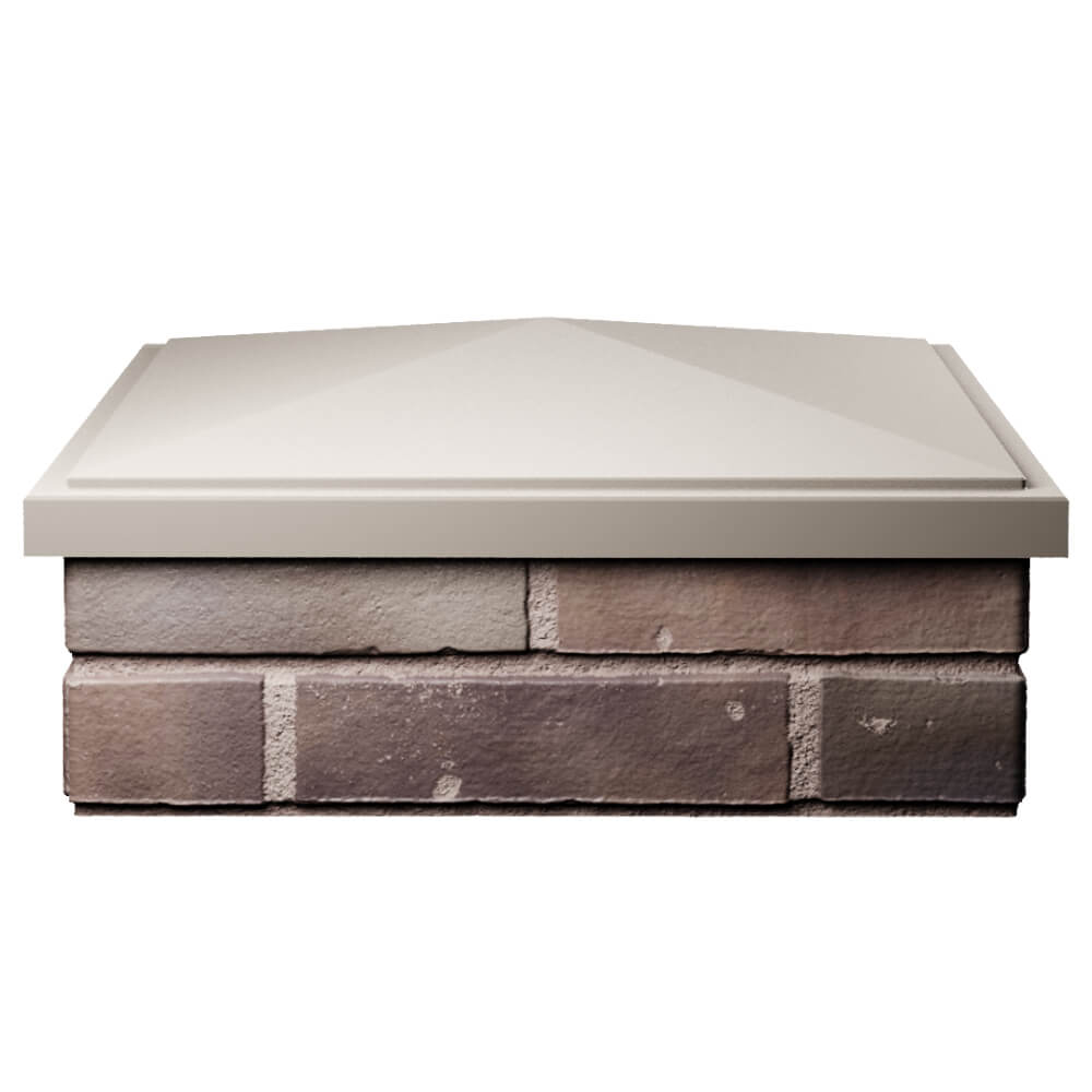 Колпак Zking БонаМоно Бежевый на столб 2х2 кирпича (515х515, 530х530мм) Переславль-Залесский фото