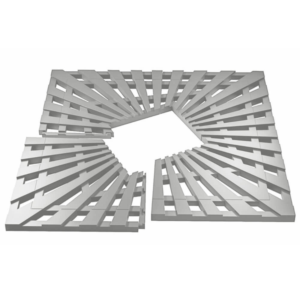 Приствольная решетка для дерева ZKING ATMOSPHERE 1.2х1.2м Бежевая в Переславле-Залесском фото