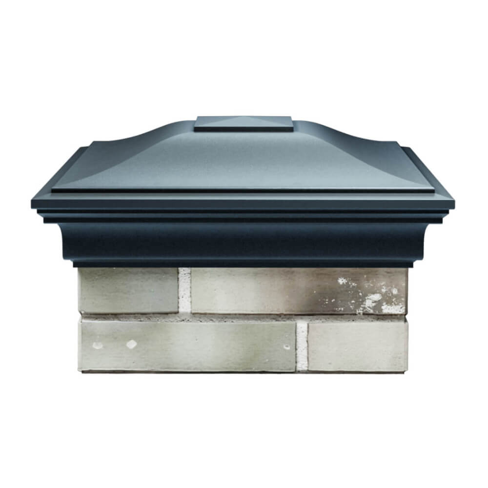 Колпак Zking Монблан Серый на столб 1.5х1.5 еврокирпича 0.7НФ (355х355мм) Переславль-Залесский фото