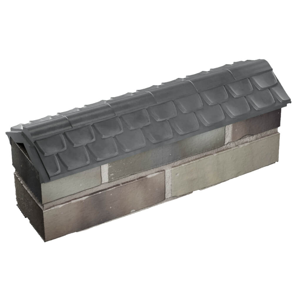 Парапет Zking Эльбрус Серый с посадкой на 0.5 кирпича (130мм) в Переславле-Залесском фото