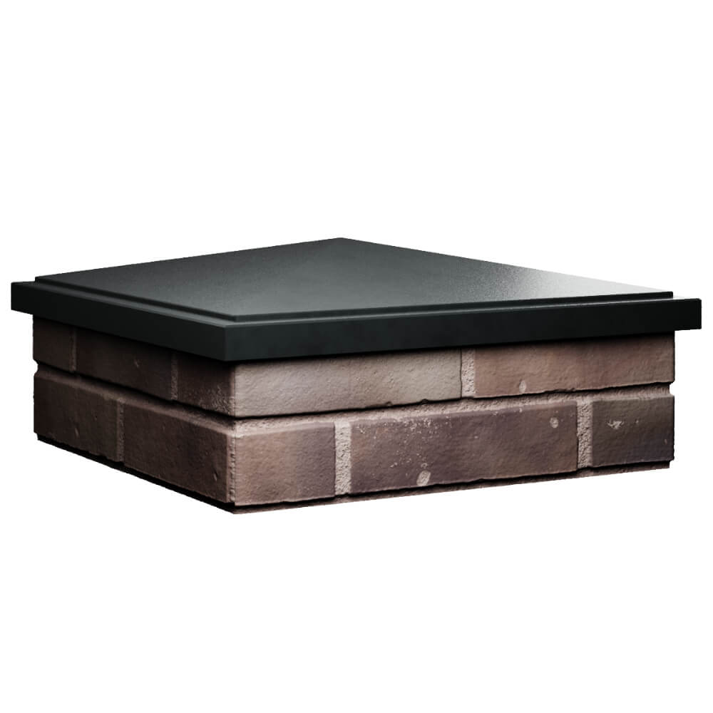 Колпак Zking БонаМоно Черный на столб 2х2 кирпича (515х515, 530х530мм) в Переславле-Залесском фото