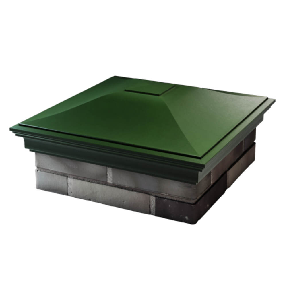 Колпак Zking Монблан Зеленый на столб 2х2 кирпича (515х515мм) в Переславле-Залесском фото