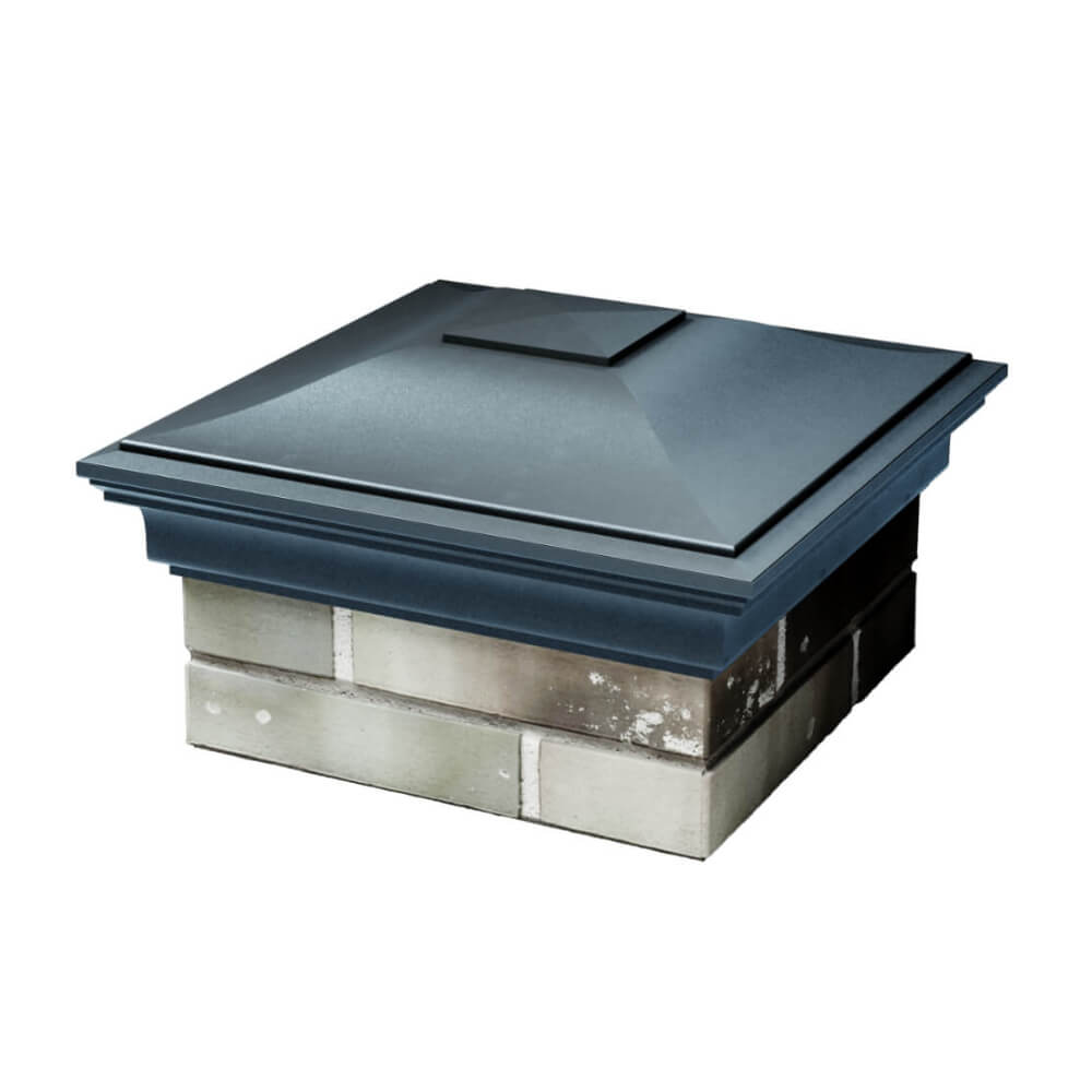 Колпак Zking Монблан Серый на столб 1.5х1.5 еврокирпича 0.7НФ (355х355мм) в Переславле-Залесском фото