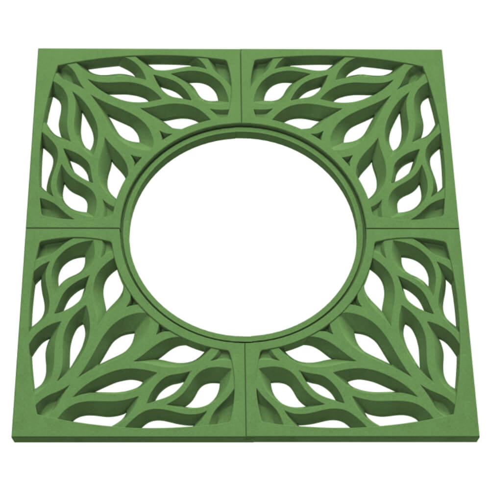 Приствольная решетка для дерева ZKING CRUST 1.2х1.2м Зеленая в Переславле-Залесском фото