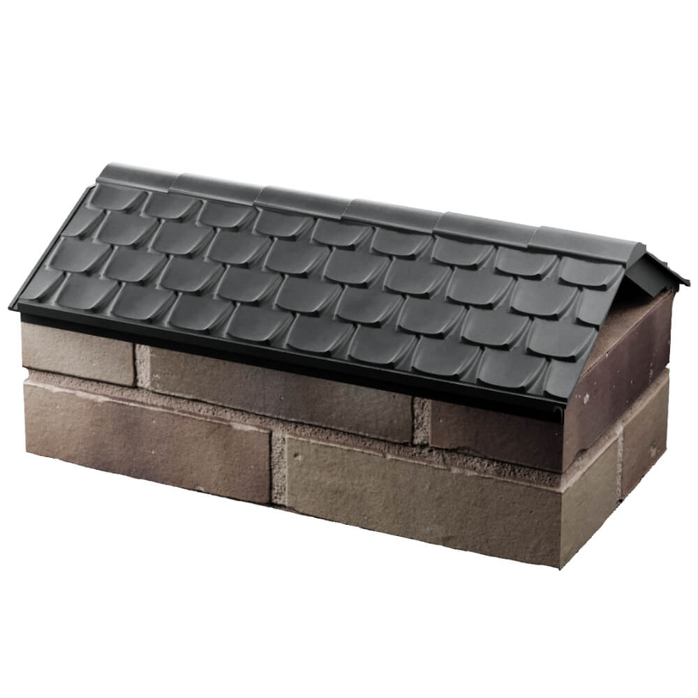 Парапет Zking Эльбрус Серый с посадкой на 1 кирпич (255мм) в Переславле-Залесском фото