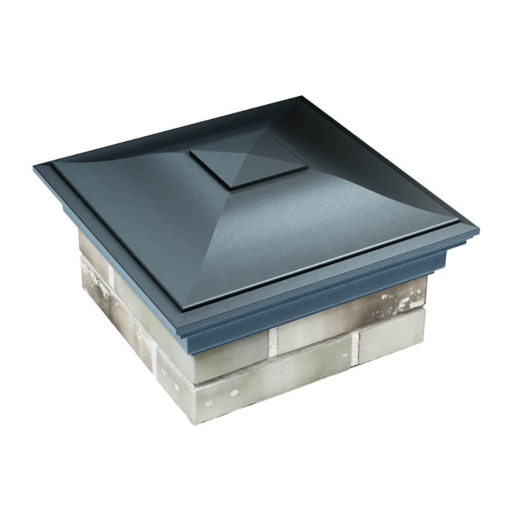 Колпак Zking Монблан Серый на столб 1.5х1.5 еврокирпича 0.7НФ (355х355мм) в Переславле-Залесском фото