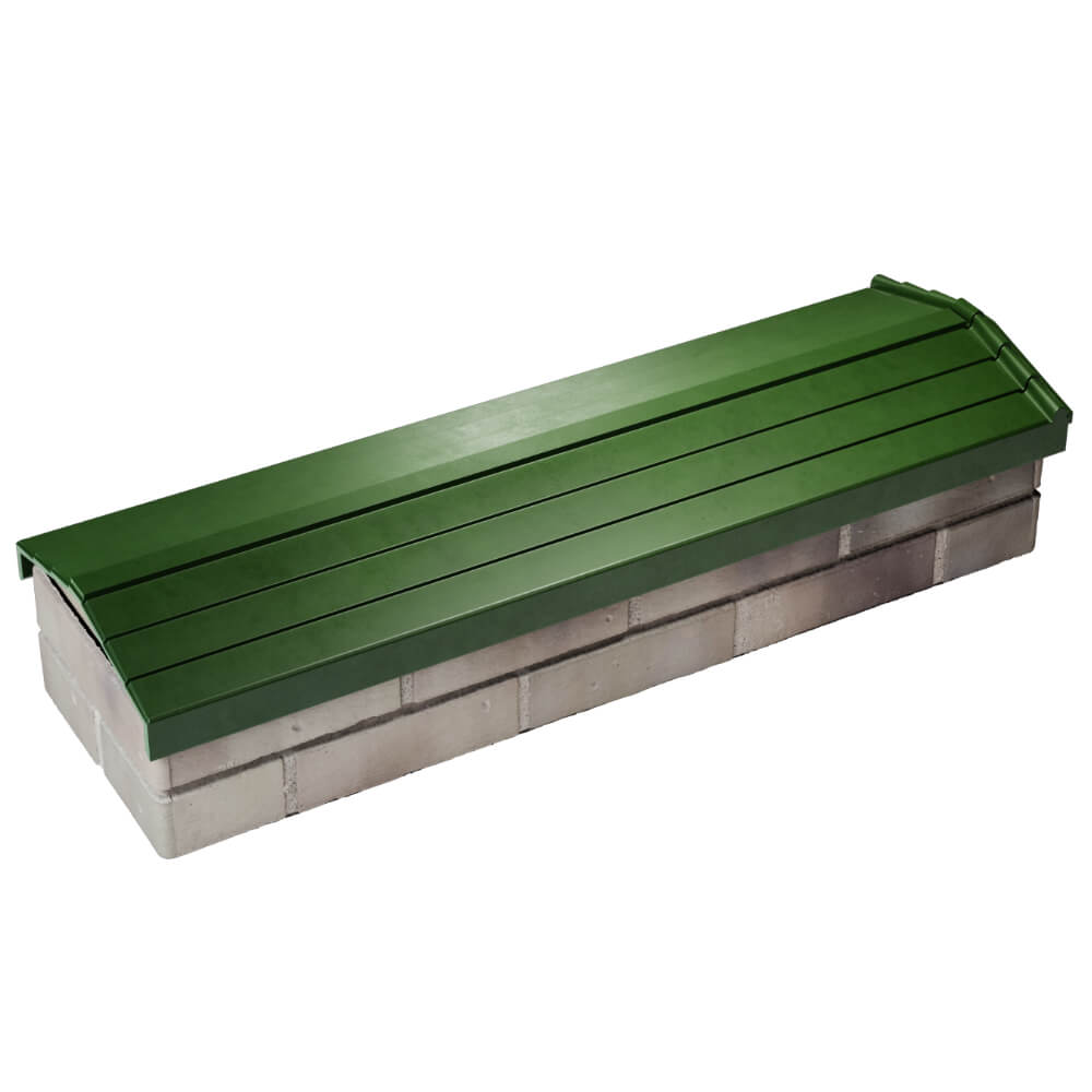 Парапет Zking Бона ХайТек Зеленый посадка на 0.5 кирпича (130мм) в Переславле-Залесском фото