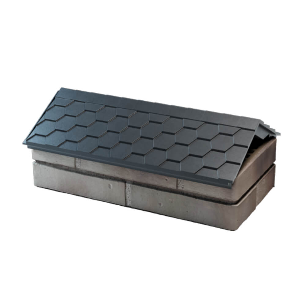 Парапет Zking Эверест Серый с посадкой на 1 кирпич (200/225/255мм) в Переславле-Залесском фото