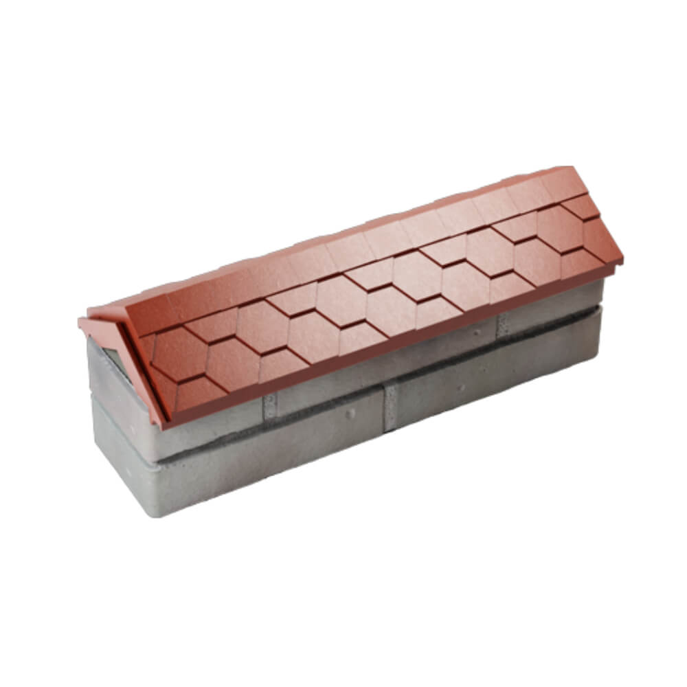 Парапет Zking Эверест Красный с посадкой на 0.5 кирпича (130мм) в Переславле-Залесском фото