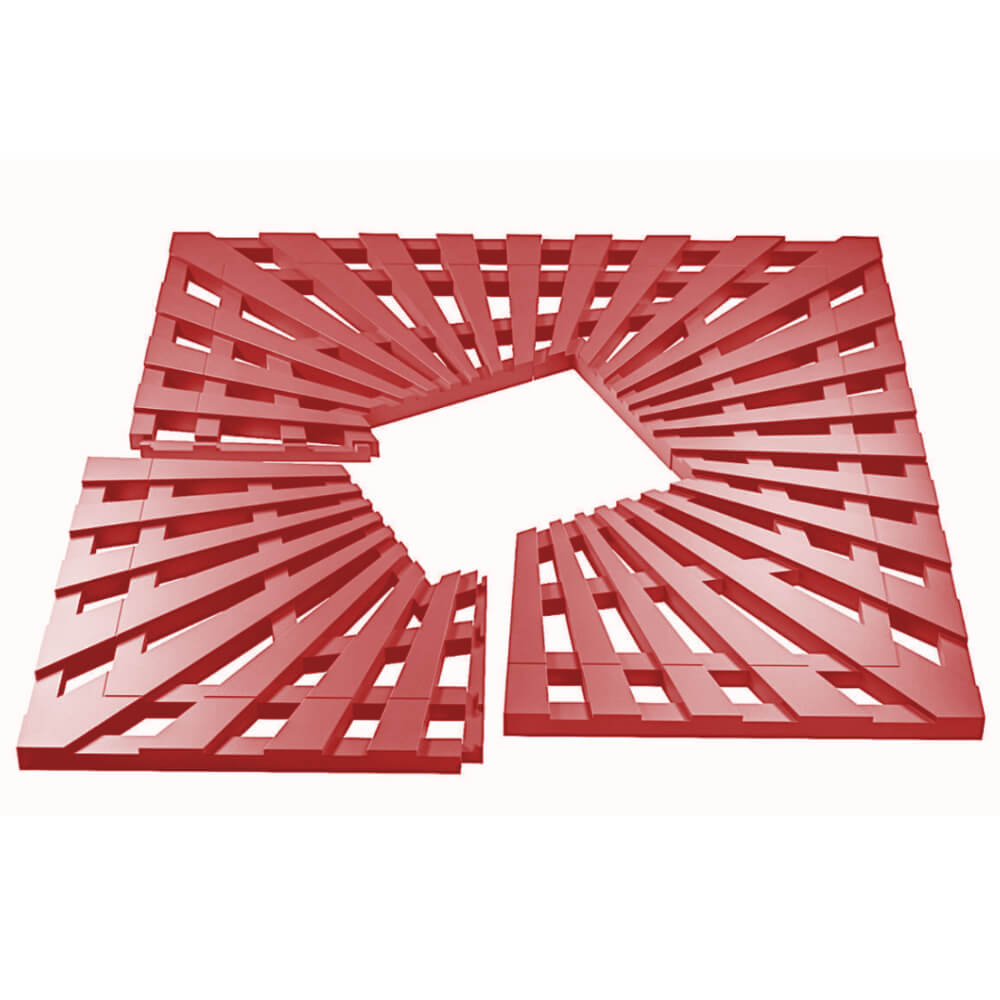 Приствольная решетка для дерева ZKING ATMOSPHERE 1.2х1.2м Красная в Переславле-Залесском фото