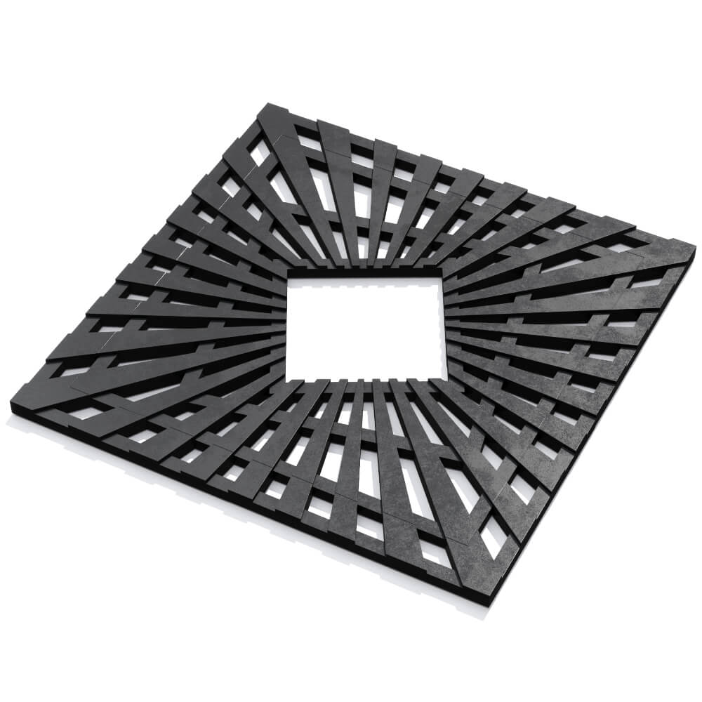 Приствольная решетка для дерева ZKING ATMOSPHERE 1.2х1.2м Черная в Переславле-Залесском фото