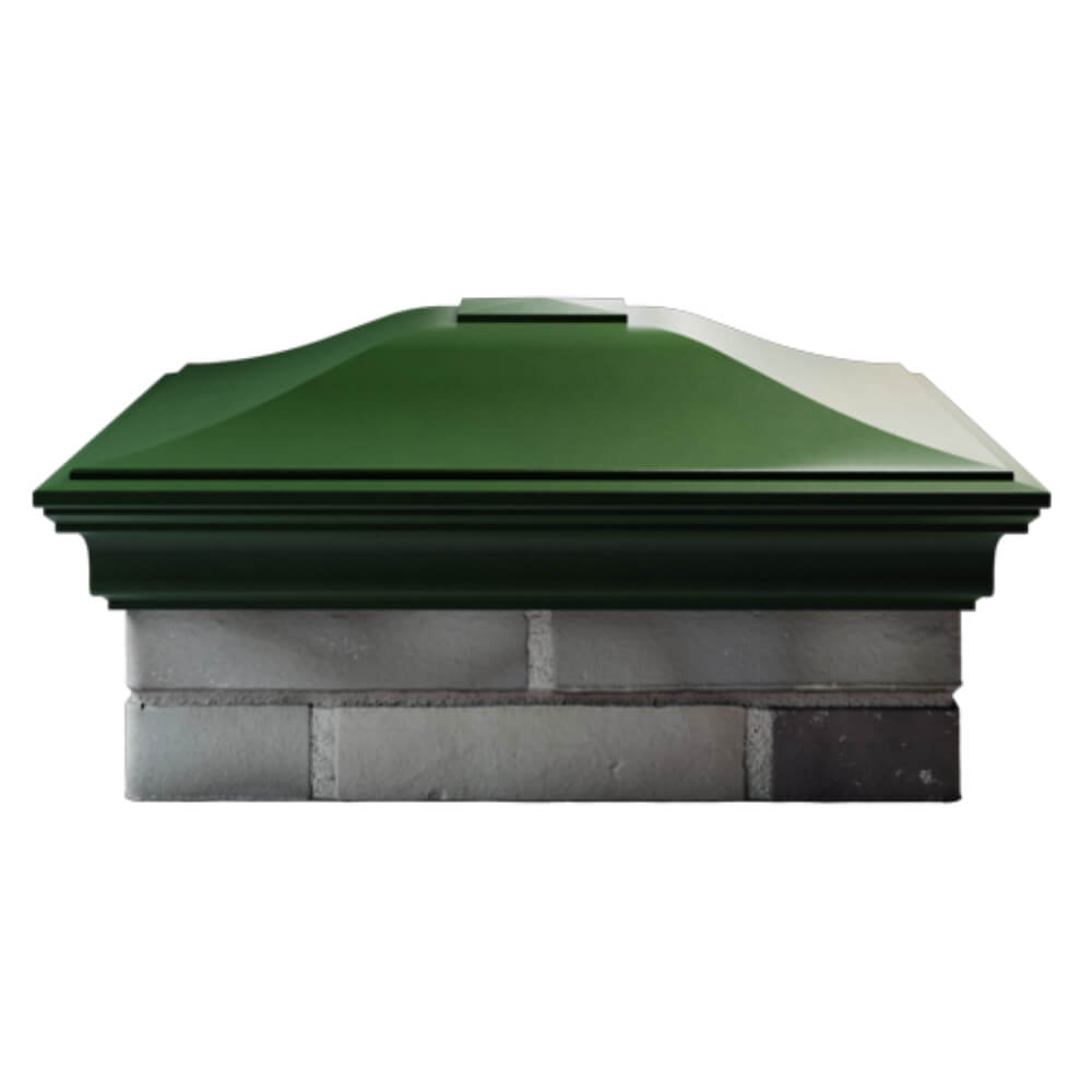 Колпак Zking Монблан Зеленый на столб 2х2 кирпича (515х515мм) в Переславле-Залесском фото